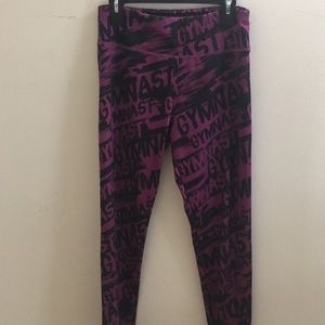 Purple Gymnastics Leggings